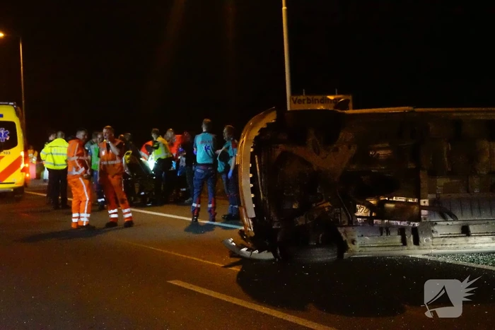 Twee voertuigen betrokken bij zwaar ongeval