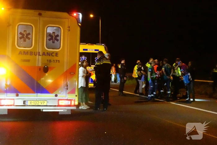 Twee voertuigen betrokken bij zwaar ongeval