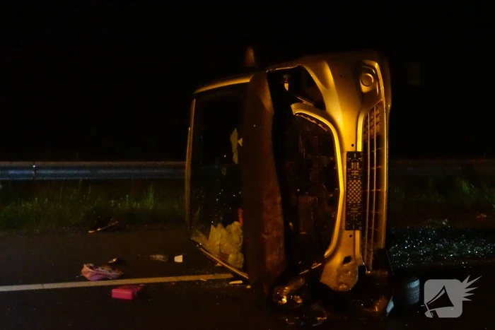 Twee voertuigen betrokken bij zwaar ongeval