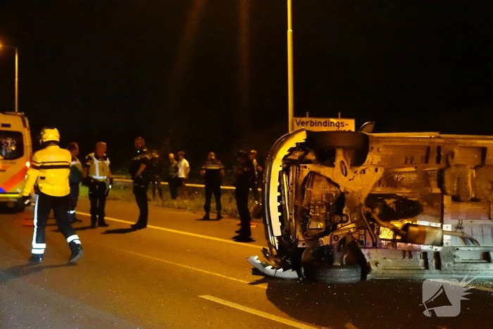 Twee voertuigen betrokken bij zwaar ongeval
