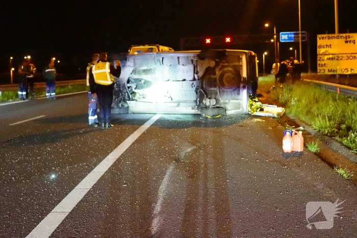 Twee voertuigen betrokken bij zwaar ongeval