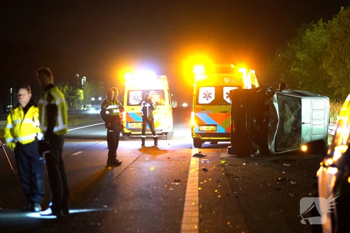 Gewonden na nachtelijk ongeluk