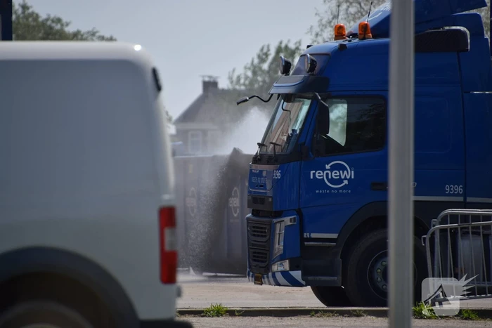 Brand op het terrein van Renewi