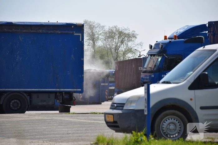 Brand op het terrein van Renewi