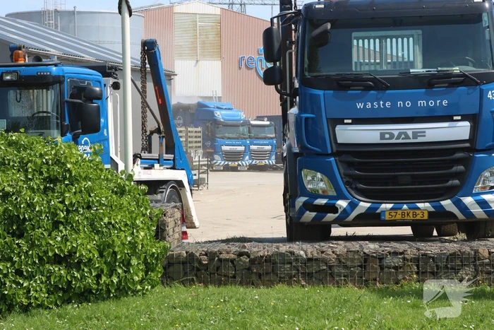 Brand op het terrein van Renewi