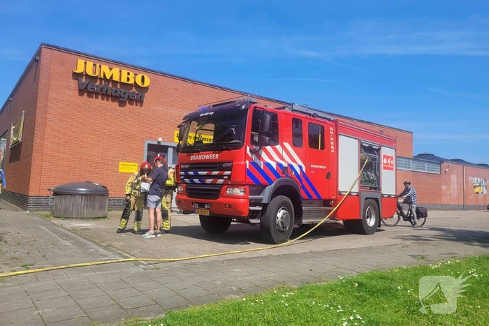 Brand in heg snel geblust