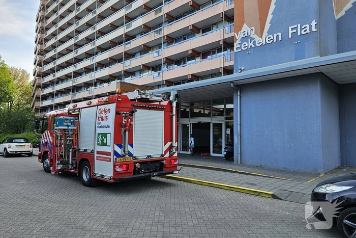 Gaslucht door dicht gevallen deur