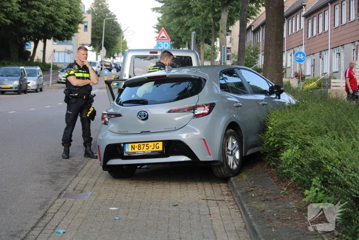 Automobilist die onwel raakt veroorzaakt ravage