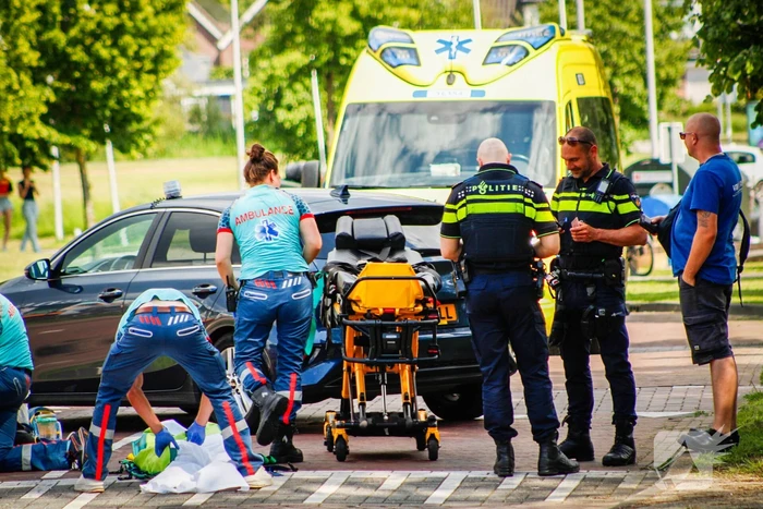 Scooterrijder gewond bij botsing met auto