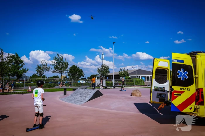 Kind zwaargewond na val op skatebaan