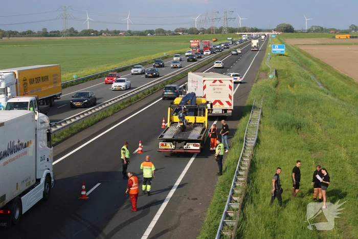 Motorrijder komt ten val