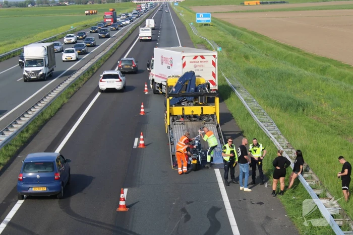 Motorrijder komt ten val