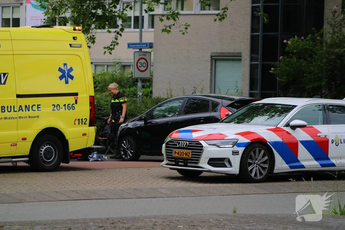 Automobilist ziet fietser over het hoofd