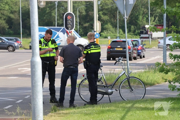 Fietser gewond bij aanrijding met auto