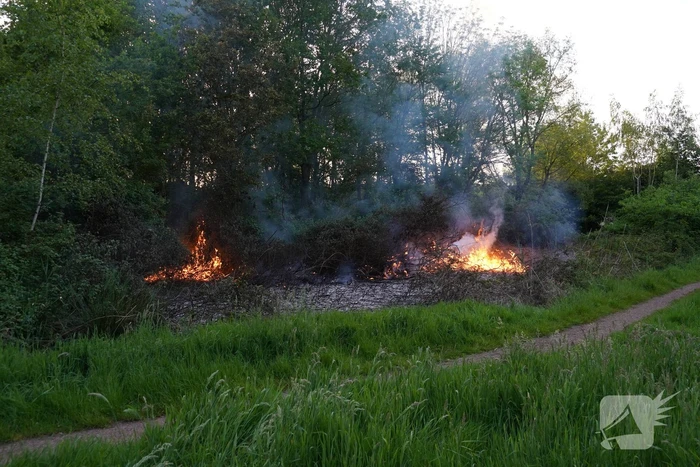 Tientallen vierkante meters natuurgebied verwoest door Brand