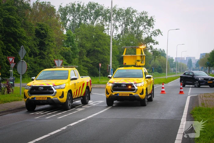 Enorme omleiding door brug in storing