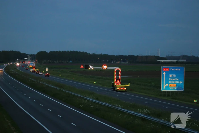 Tunnel afgesloten wegens spoedreparatie