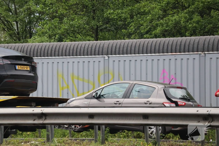 Meerdere voertuigen betrokken bij aanrijding