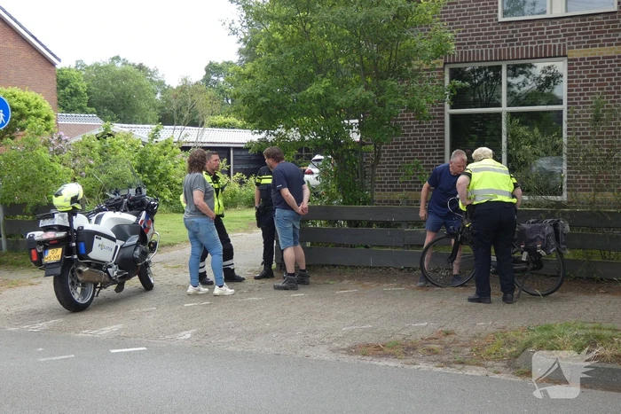 Fietser gewond bij botsing met auto