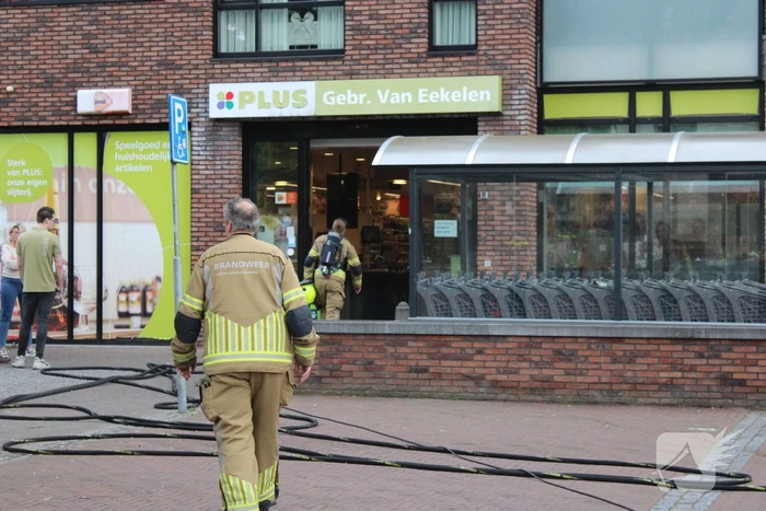 Brand in supermarkt snel onder controle