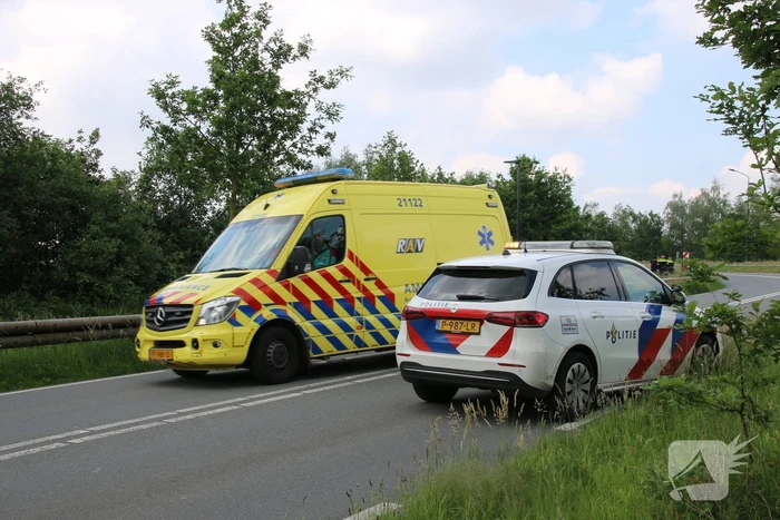 Fatbiker botst op tegemoetkomende fietser