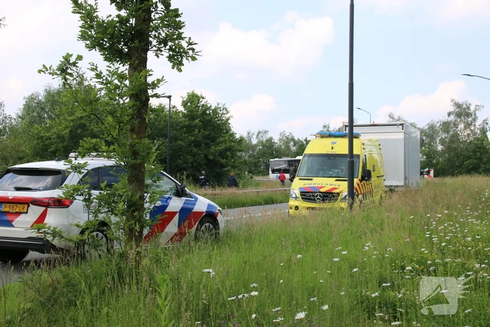 Fatbiker botst op tegemoetkomende fietser