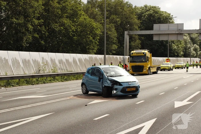 Meerdere gewonden na botsing tussen auto's op afrit