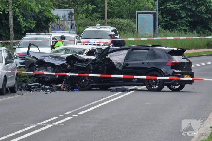 Ravage na frontale aanrijding