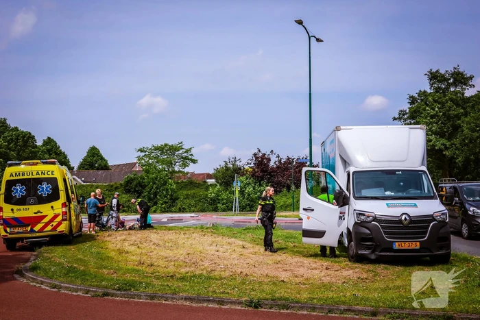 Vrouw bij het oversteken aangereden