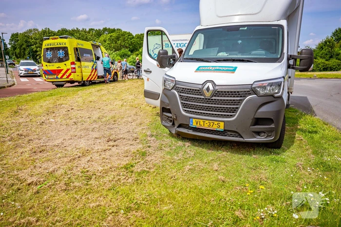 Vrouw bij het oversteken aangereden