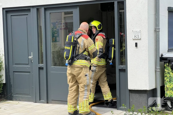 Kinderopvang ontruimd wegens brand