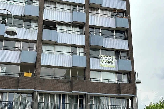 Appartementen gekraakt in flat klokkenhof
