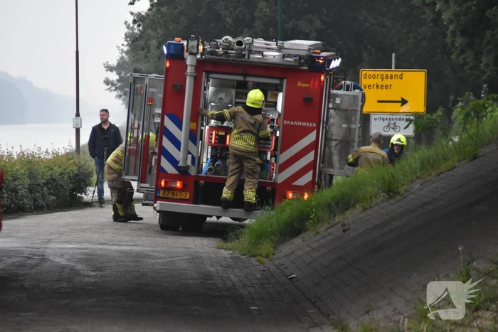 Grote zoekactie na vermist persoon in kanaal
