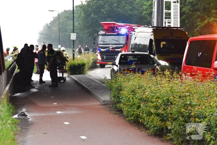 Grote zoekactie na vermist persoon in kanaal