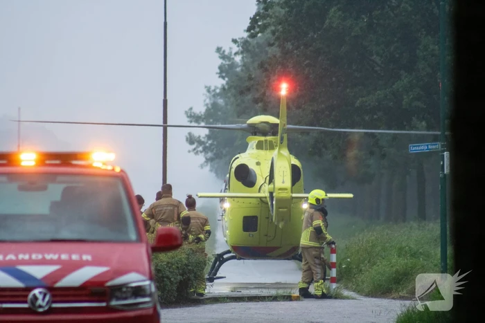 Grote zoekactie na vermist persoon in kanaal