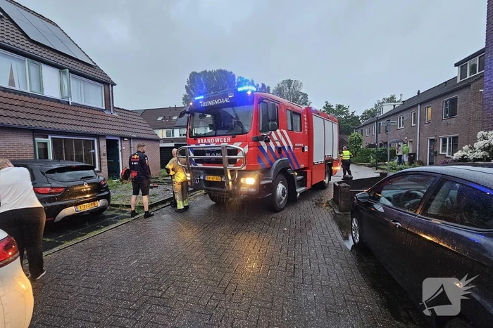 Persoon gewond bij woningbrand