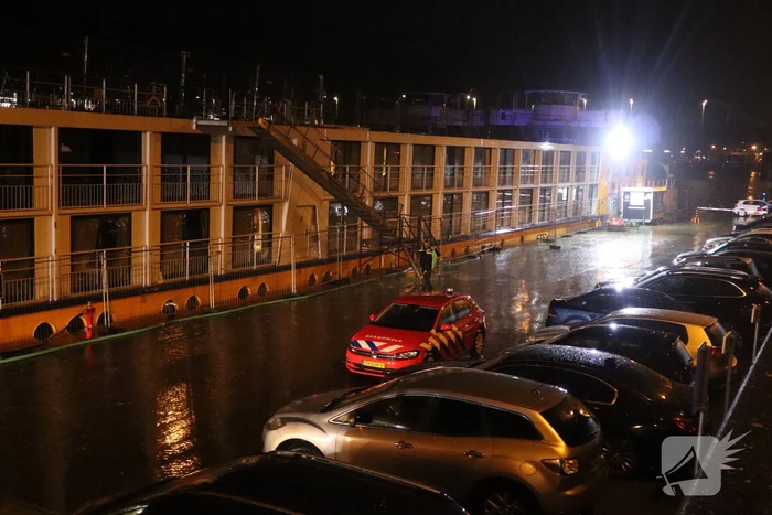 Opvangboot ontruimd wegens keukenbrand