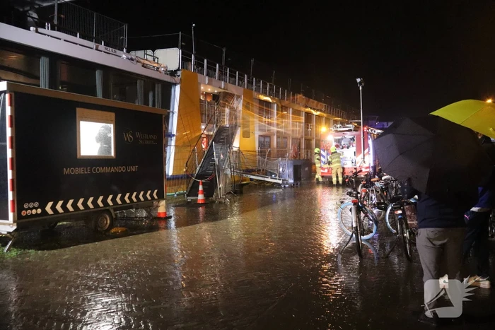 Opvangboot ontruimd wegens keukenbrand