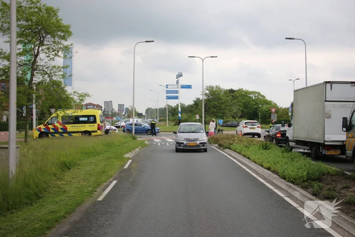 Wederom aanrijding op beruchte rotonde