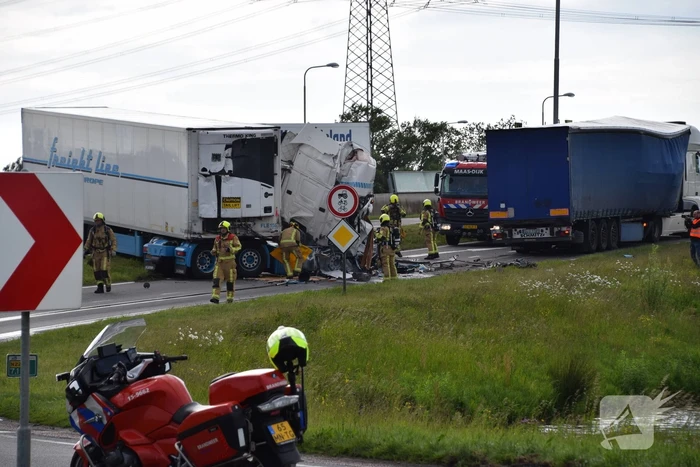 Zeer ernstig ongeval met vrachtwagen