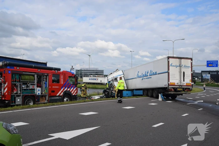 Zeer ernstig ongeval met vrachtwagen