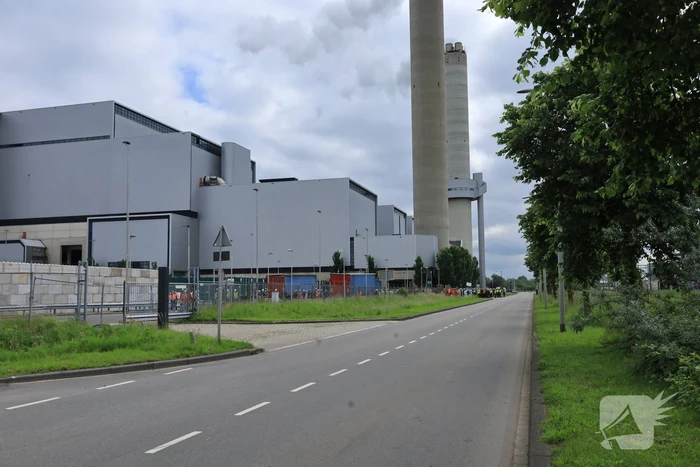 Brand in pand van afvalverwerker