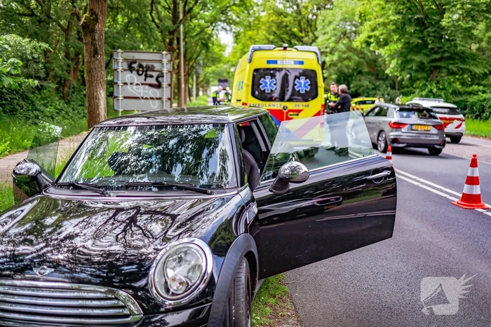 Motorrijder in botsing met auto