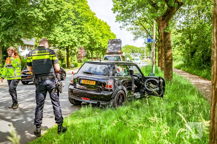 Motorrijder in botsing met auto