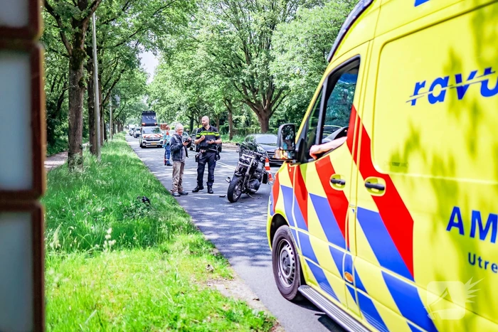 Motorrijder in botsing met auto