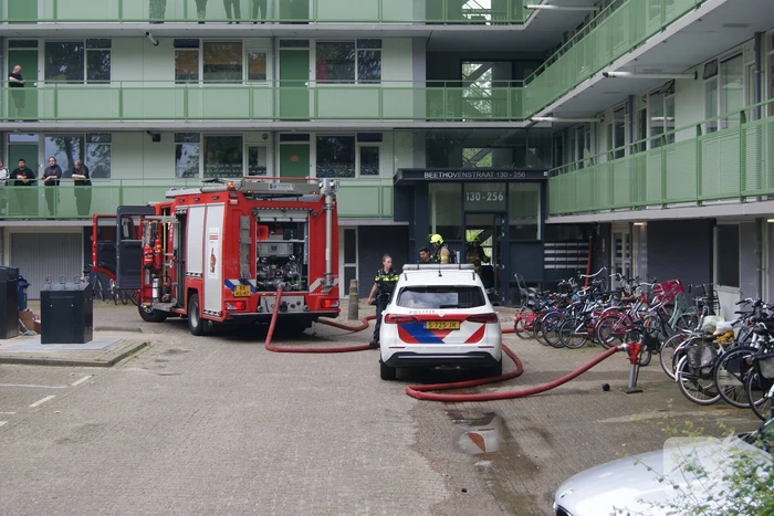 Brandweer ingezet voor brand in keuken