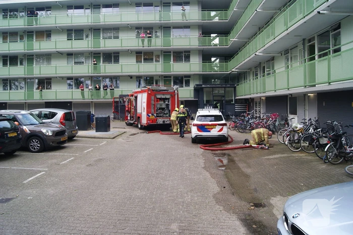 Brandweer ingezet voor brand in keuken
