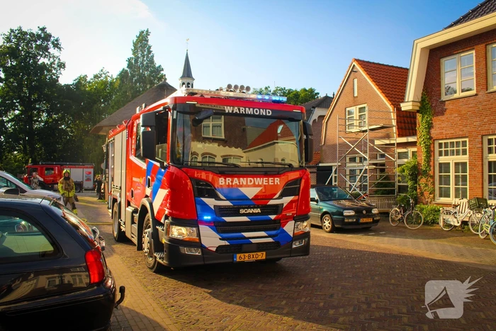 Brand in telefooncentrale snel onder controle