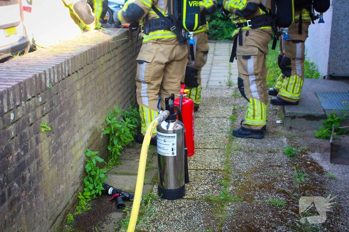 Brand in telefooncentrale snel onder controle