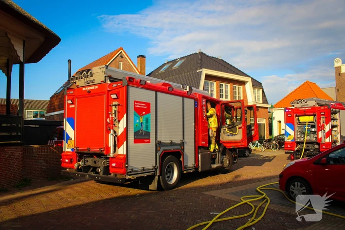 Brand in telefooncentrale snel onder controle